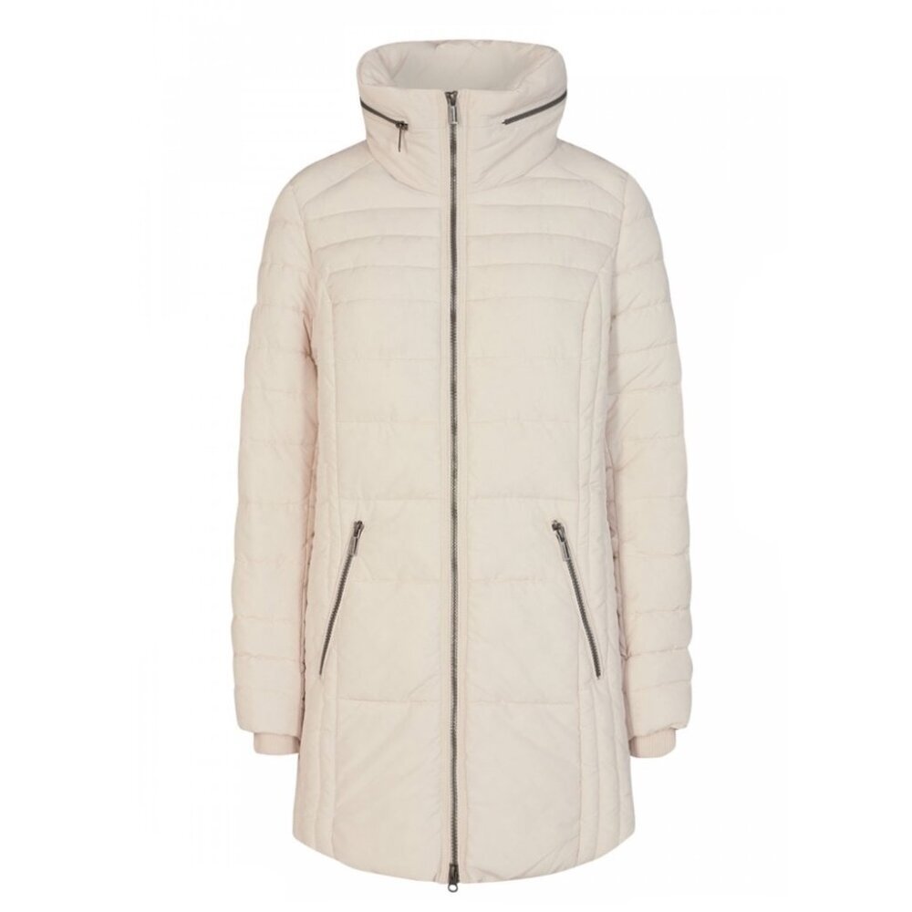 Soya Concept Nina 1 Quilted Puffer Coat Cream NWT Sz Xs